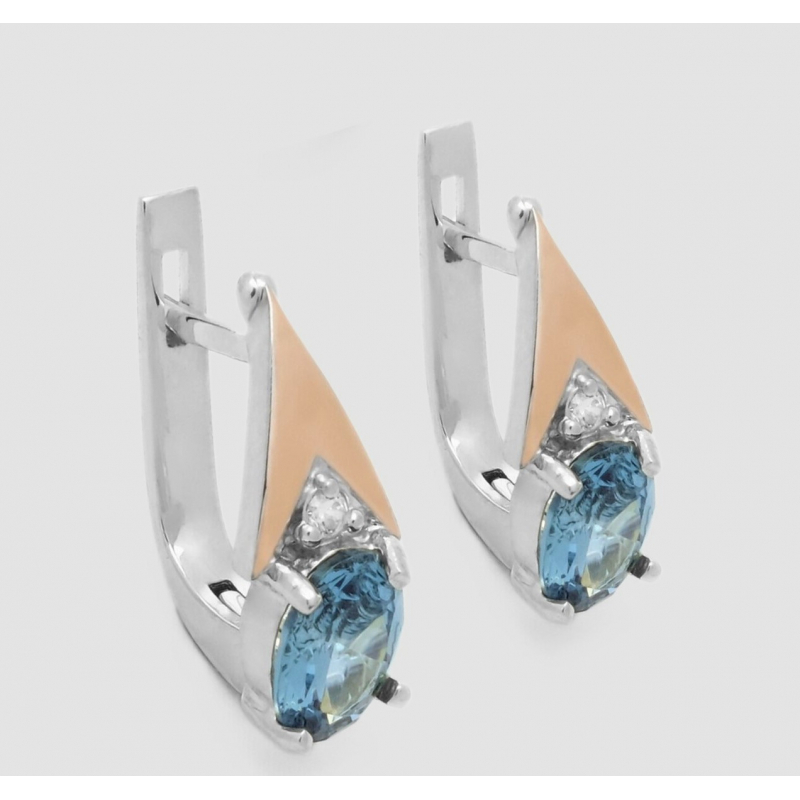 Сережки London Blue