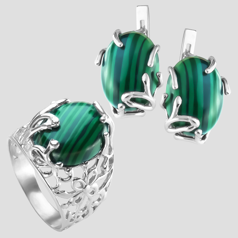 Ring "Malachite"