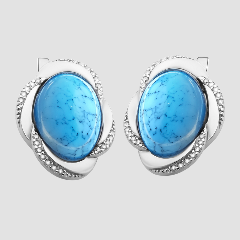 Earrings with Turquoise