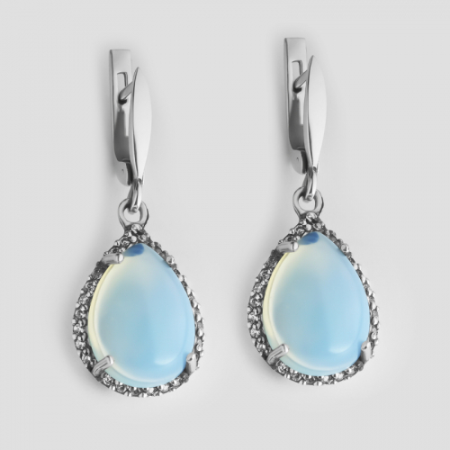 Earrings "Moonstone"