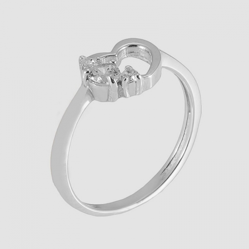 Ring "Heart Glitter"