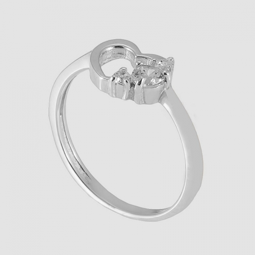 Ring "Heart Glitter"